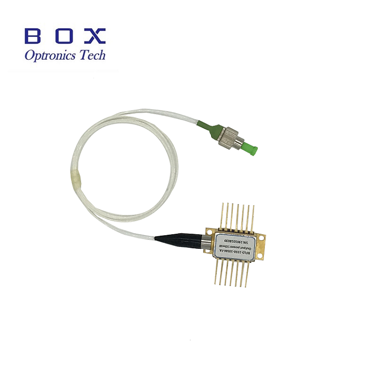 1310nm 100mW DFB 버터플라이 패키지 파이버 결합 레이저 다이오드