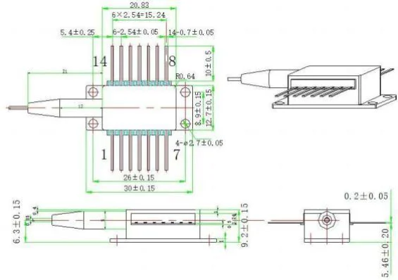 1532nm Dfb Fiber Coupled Btf Laser Diode For Acetylene Gas Detection